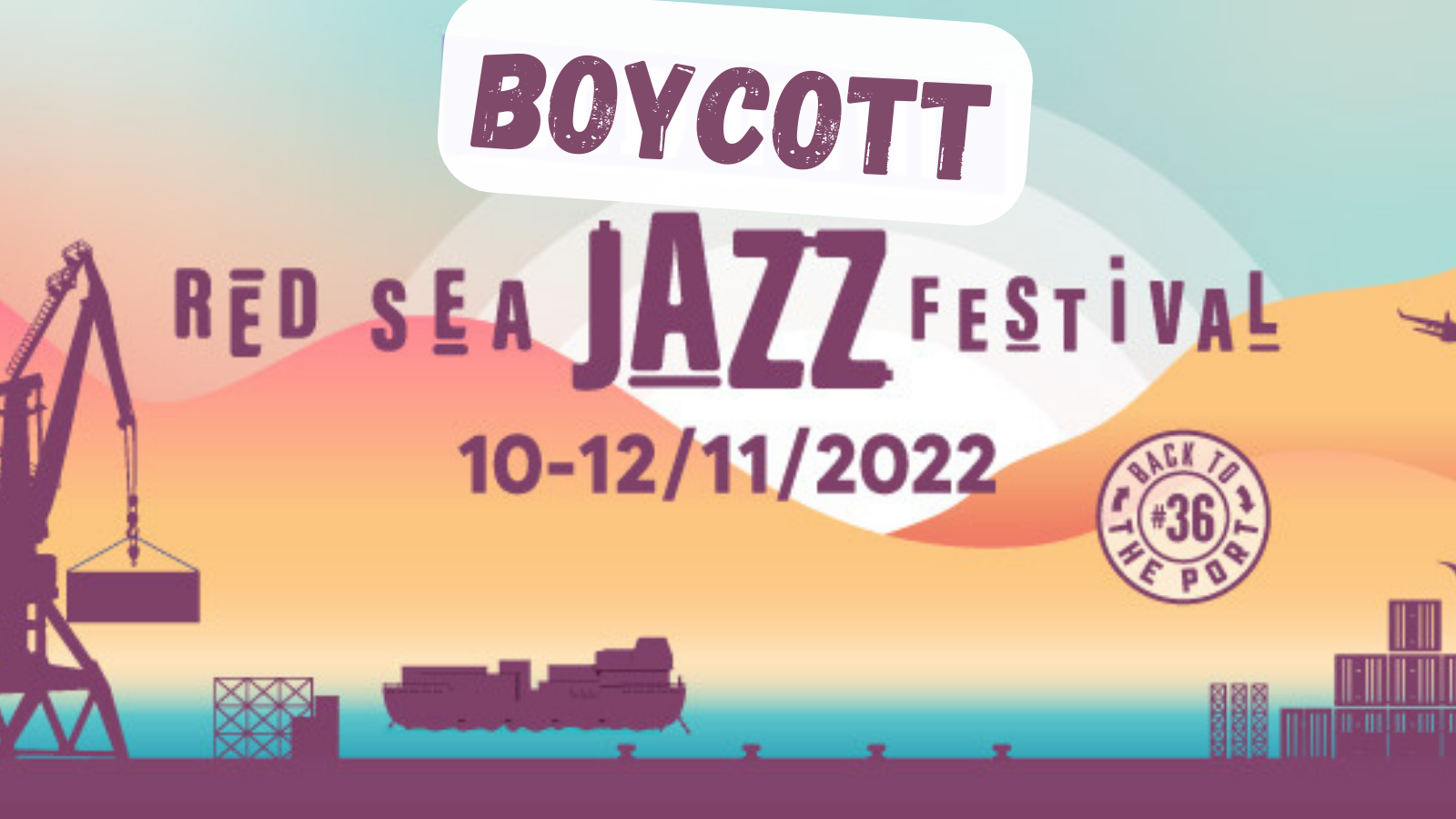 to boycott Red Sea Jazz | BDS Movement