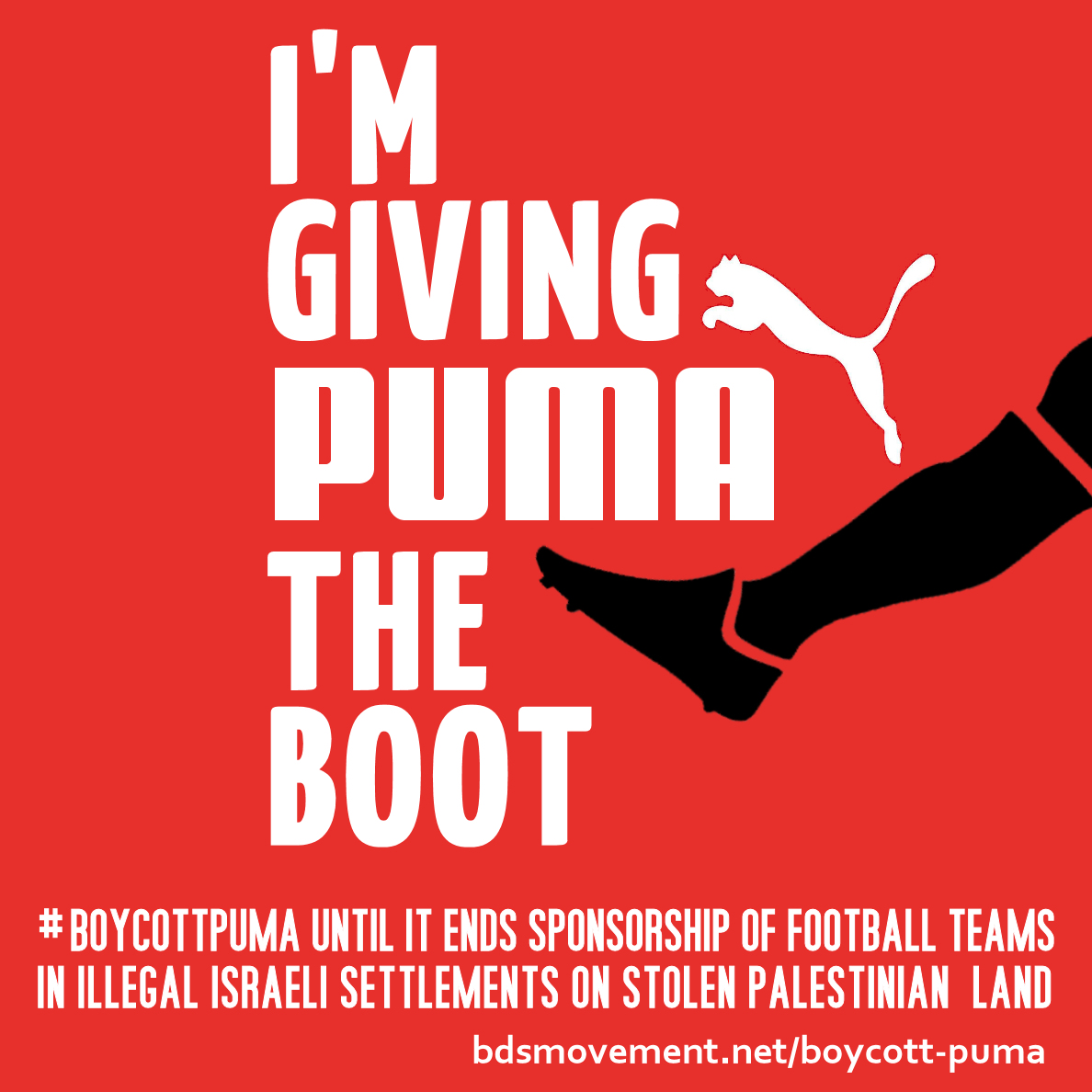 Take the Pledge: Give PUMA the Boot 