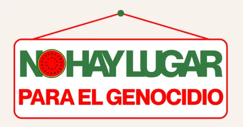 no hay lugar para el genocidio