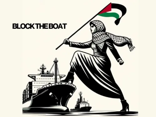 Block the boat 