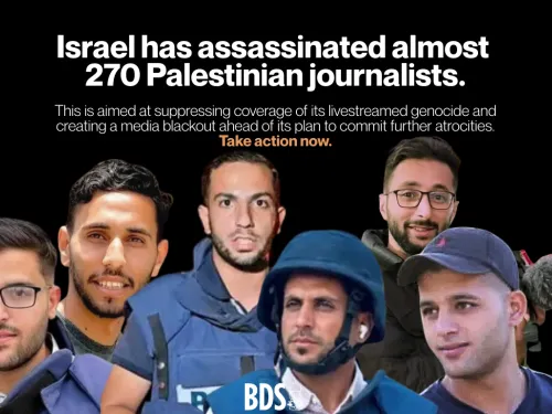 Israel has assassinated almost 270 Palestinian journalists