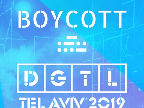 Boycott DGTL Tel Aviv 2019