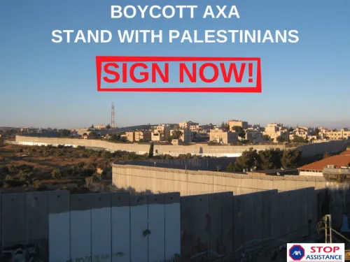 Boycott AXA Stand With Palestinians