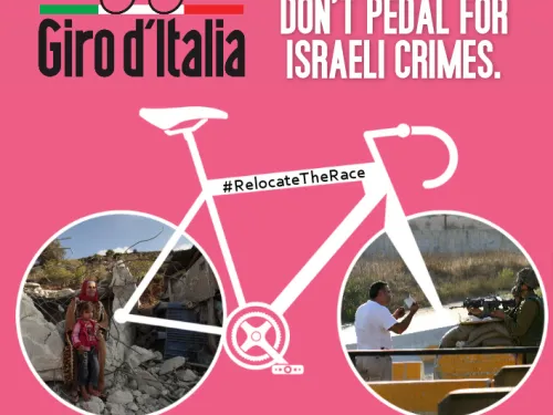 #RelocateTheRace: Move Giro d'Italia from Israel
