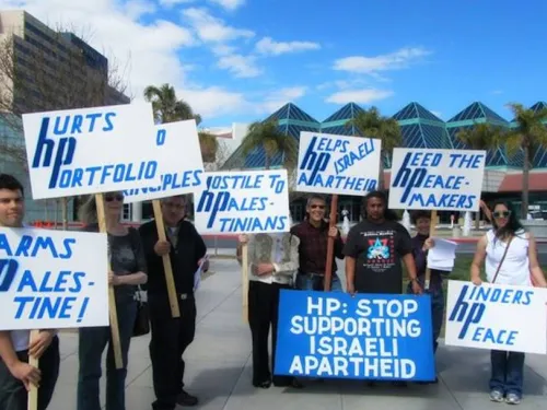 Protests at HP offices