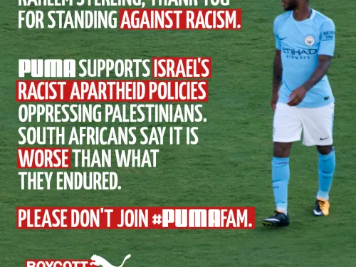 Urge Superstar Footballer Raheem Sterling Not to Sign With Puma
