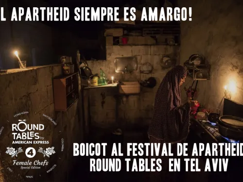 Boicot al festival de apartheid Round Tables en Tel Aviv