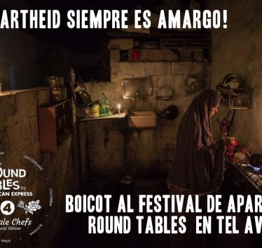 Boicot al festival de apartheid Round Tables en Tel Aviv