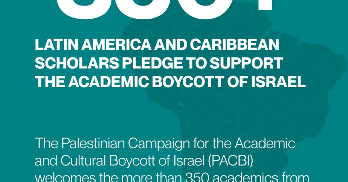 Boycott Pledge Example 350+ Latin America Scholars Pledge To Support the Academic Boycott of ...