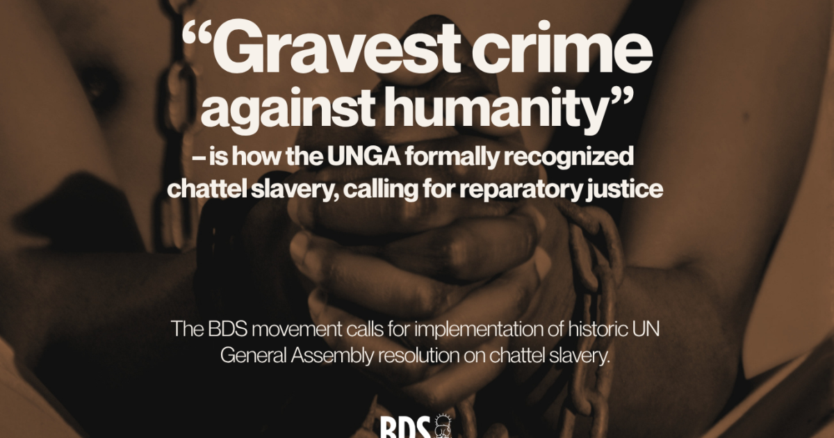 “Gravest crime against humanity”, UNGA formally recognizes chattel slavery and calls for reparatory justice.