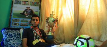 Gaza footballer Mohammad Khalil, shot by Israeli snipers