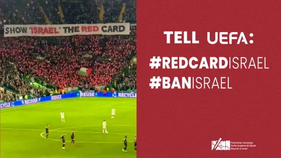 Tell UEFA: #BanIsrael