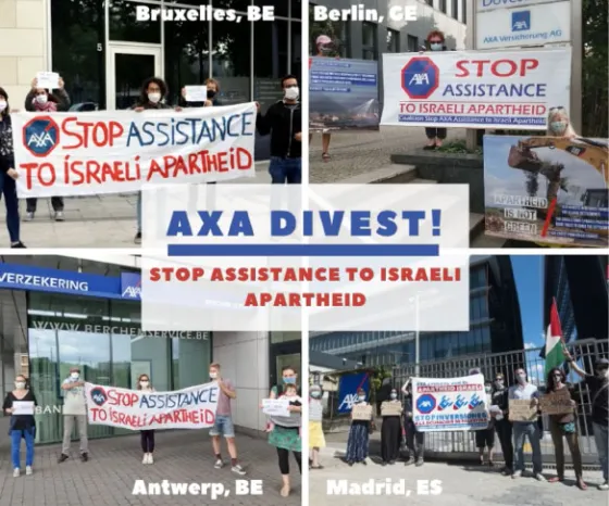 AXA shareholders feel the heat as campaigners intensify pressure