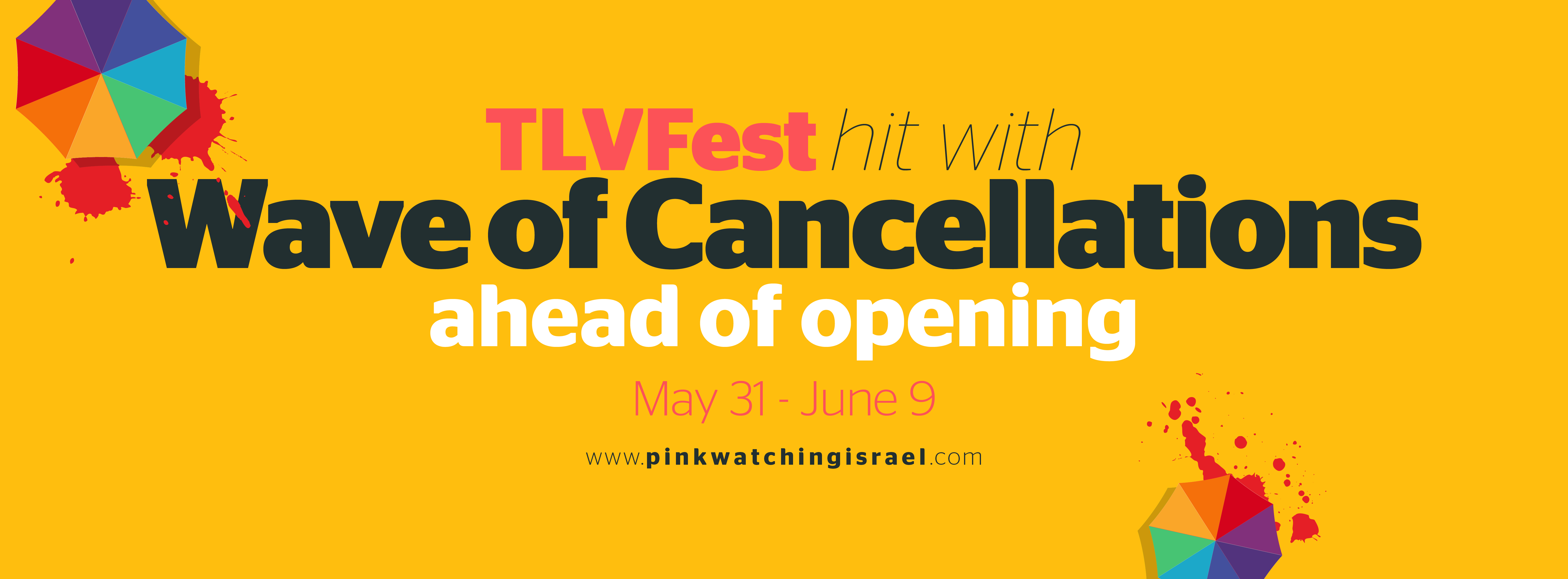 TLVFest hit with wave of cancellations ahead of opening this week